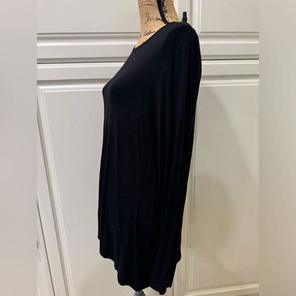 SAKS 5th Avenue black shirt tunic - Picture 2 of 4